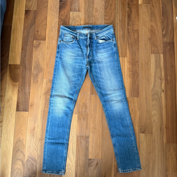 Nudie Jeans Other - Men's Nudie “Lean Dean” Blue Jeans